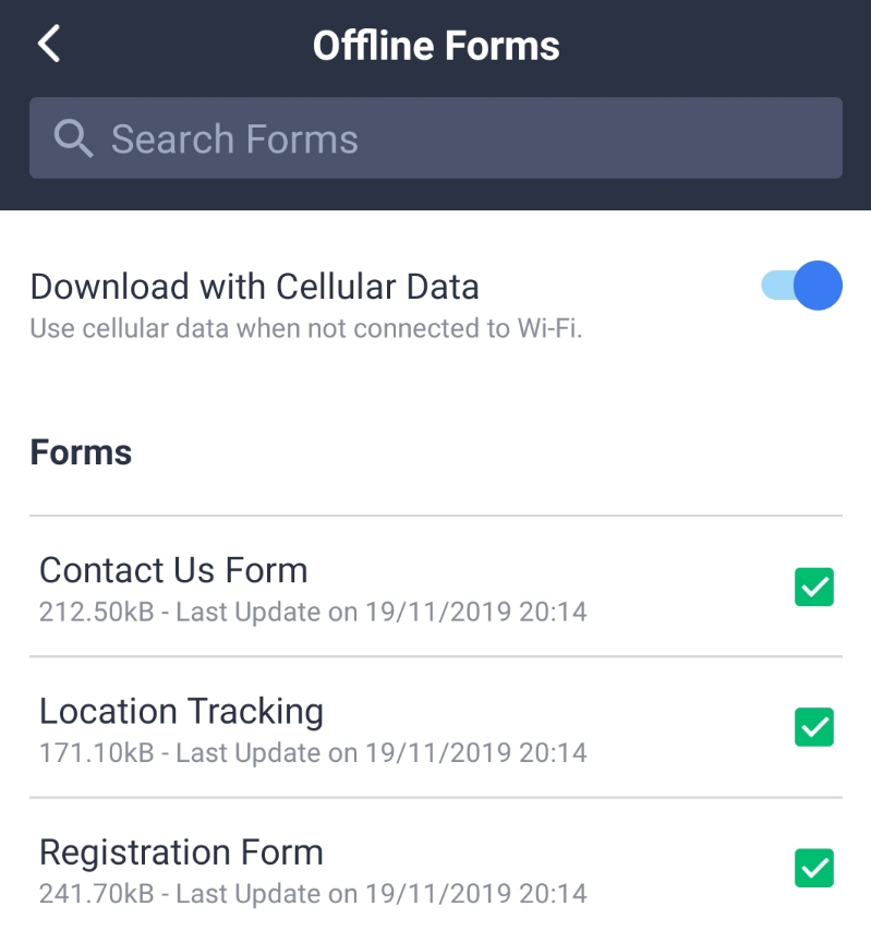 Bagaimana saya bisa menggunakan Formulir Seluler Jotform tanpa akses internet? Image-4