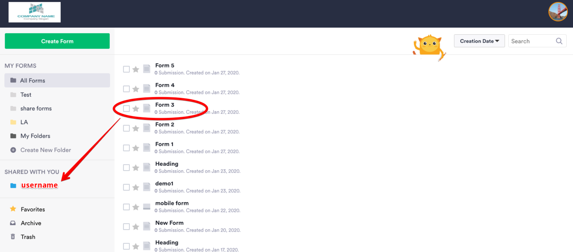 Cara Berbagi Formulir dengan Pengguna Lain di Server Enterprise Image-9