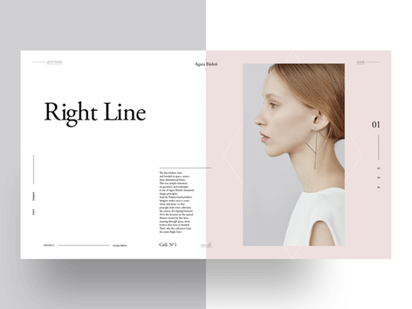 Agata Bielen Free PSD Magazine Template