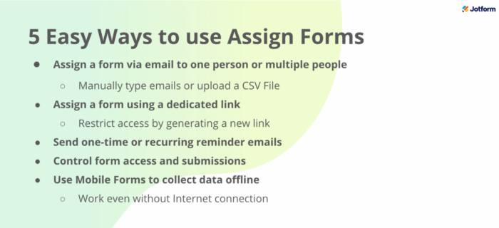 Webinar: Everything you need to know about Jotform’s Assign Forms feature Image-2