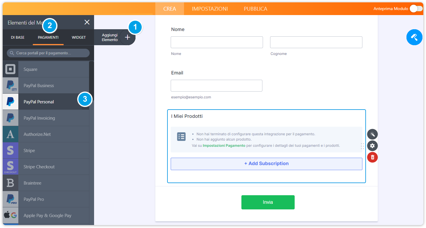 Come Configurare un Modulo per Pagamenti Ricorrenti Image-1