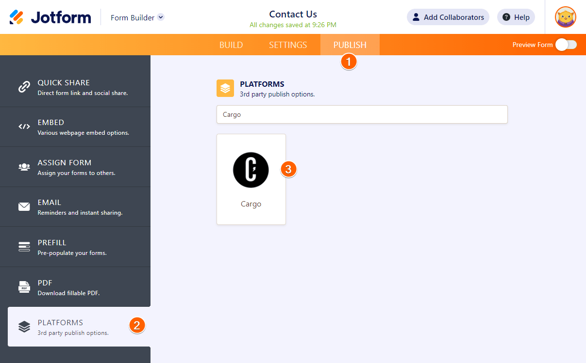 jotform-embed-platform-cargo