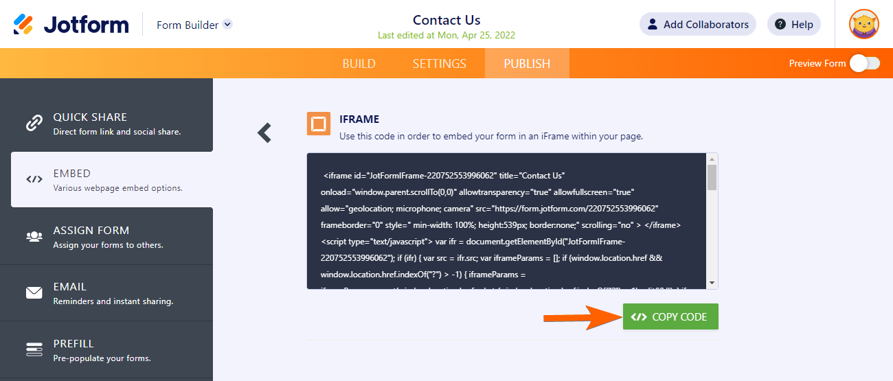 How to Add a Form to VistaPrint Image-2