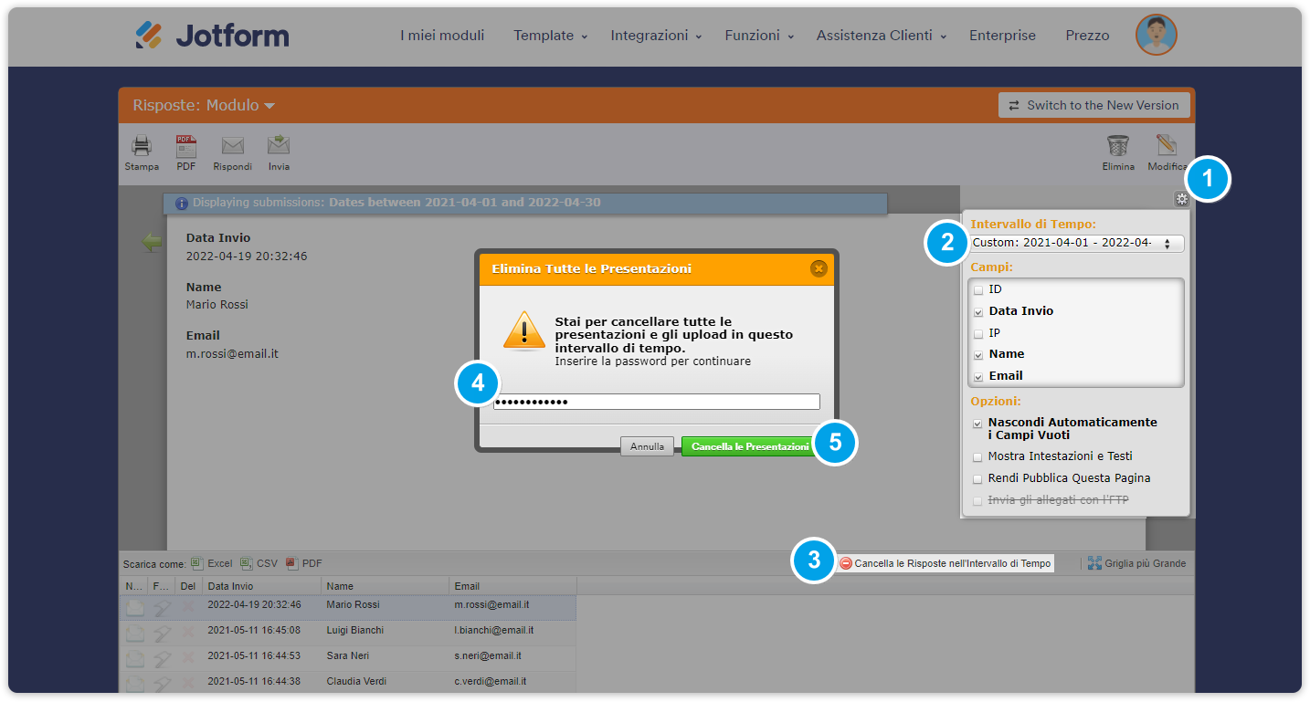 Come Eliminare i Dati delle Compilazioni Image-9