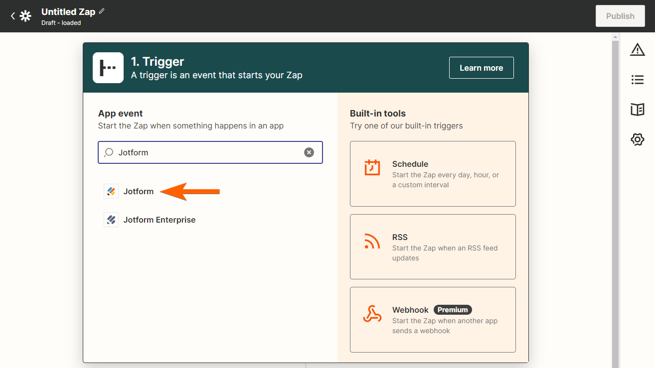 So erstellen Sie einen Zap mit Zapier Image-2