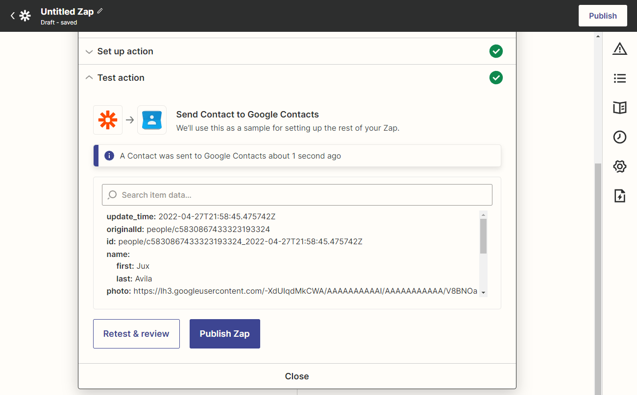 So erstellen Sie einen Zap mit Zapier Image-13