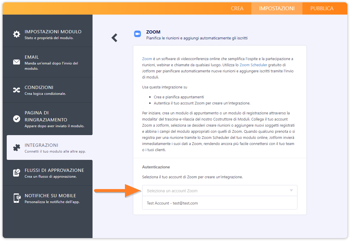 Come Integrare Jotform con Zoom Image-3