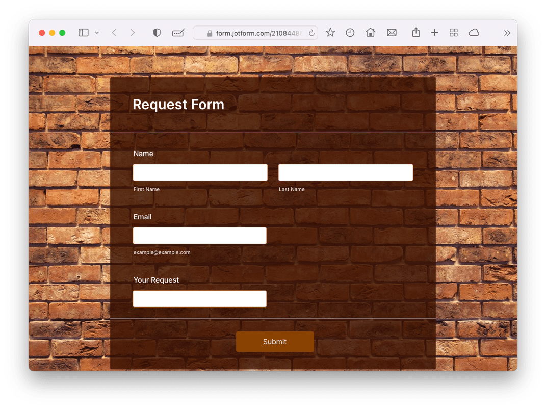 Brick Wall Theme