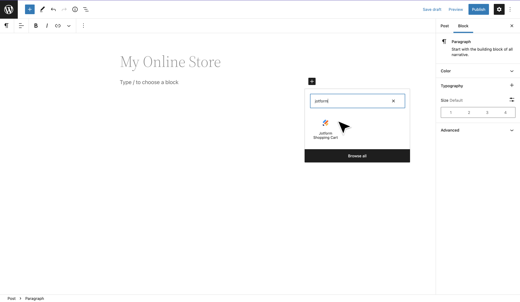 Embed your Jotform store into WordPress with a new plug-in Image-4