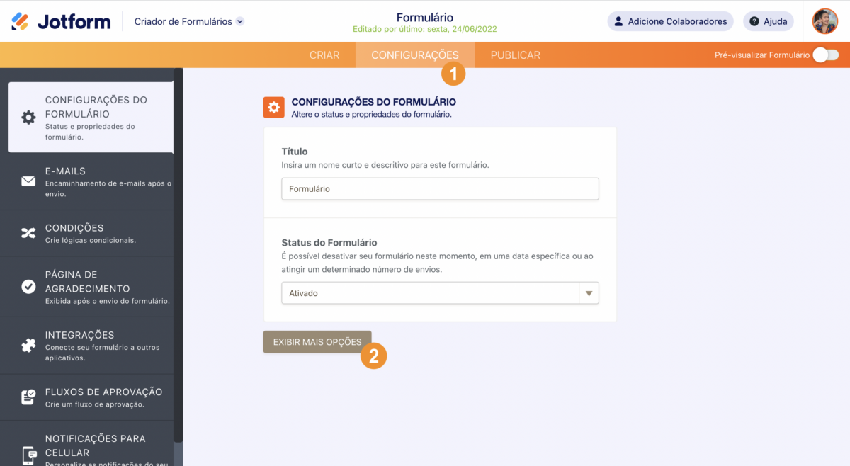 criador-de-formularios-configuracoes-mais-opcoes