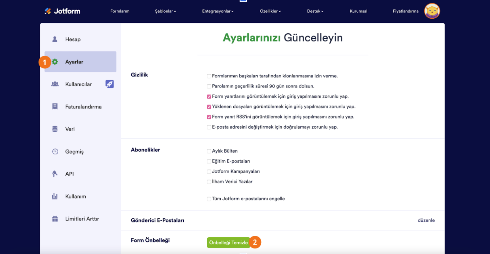 Form Önbelleğinizi Nasıl Temizlersiniz? Image-2