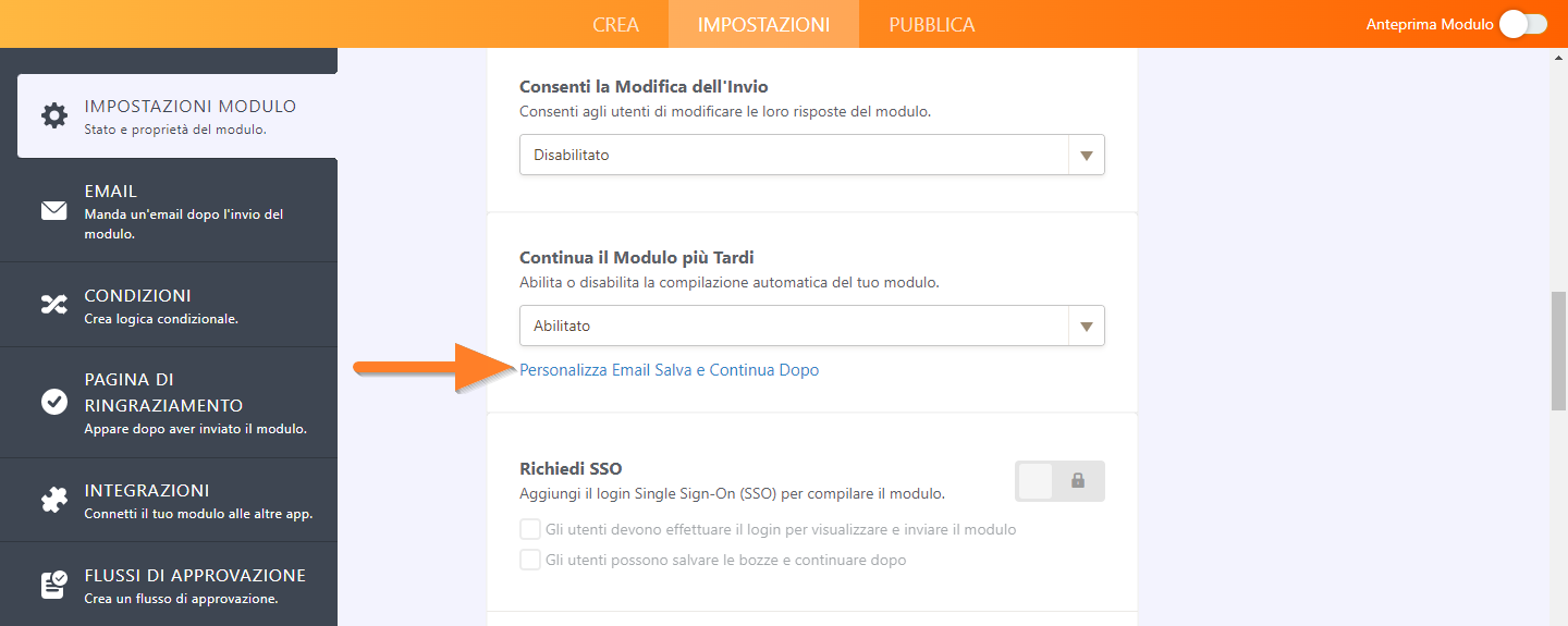 Come Abilitare la Funzionalità Salva e Continua Dopo sui tuoi Moduli Image-3