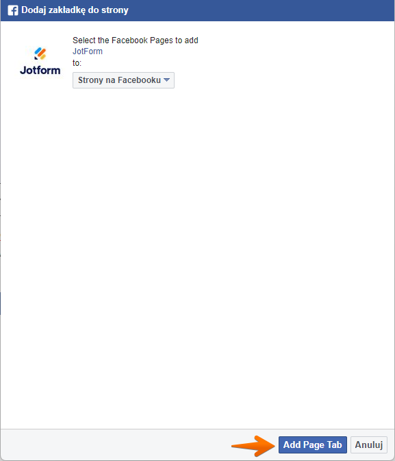 Wstawianie Formularza Kontaktowego na Stronę na Facebooku Image-3