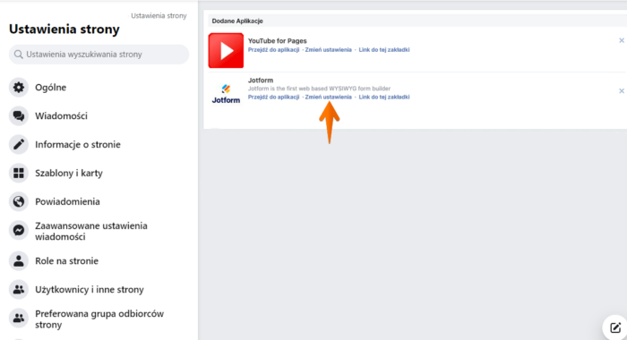 Wstawianie Formularza Kontaktowego na Stronę na Facebooku Image-5