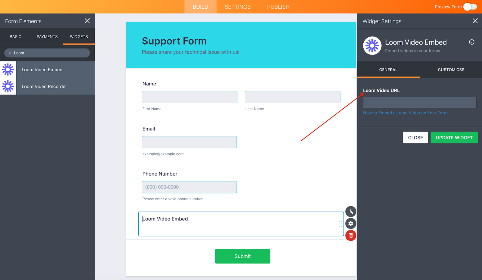 Add Loom videos to your forms with two new widgets Image-3