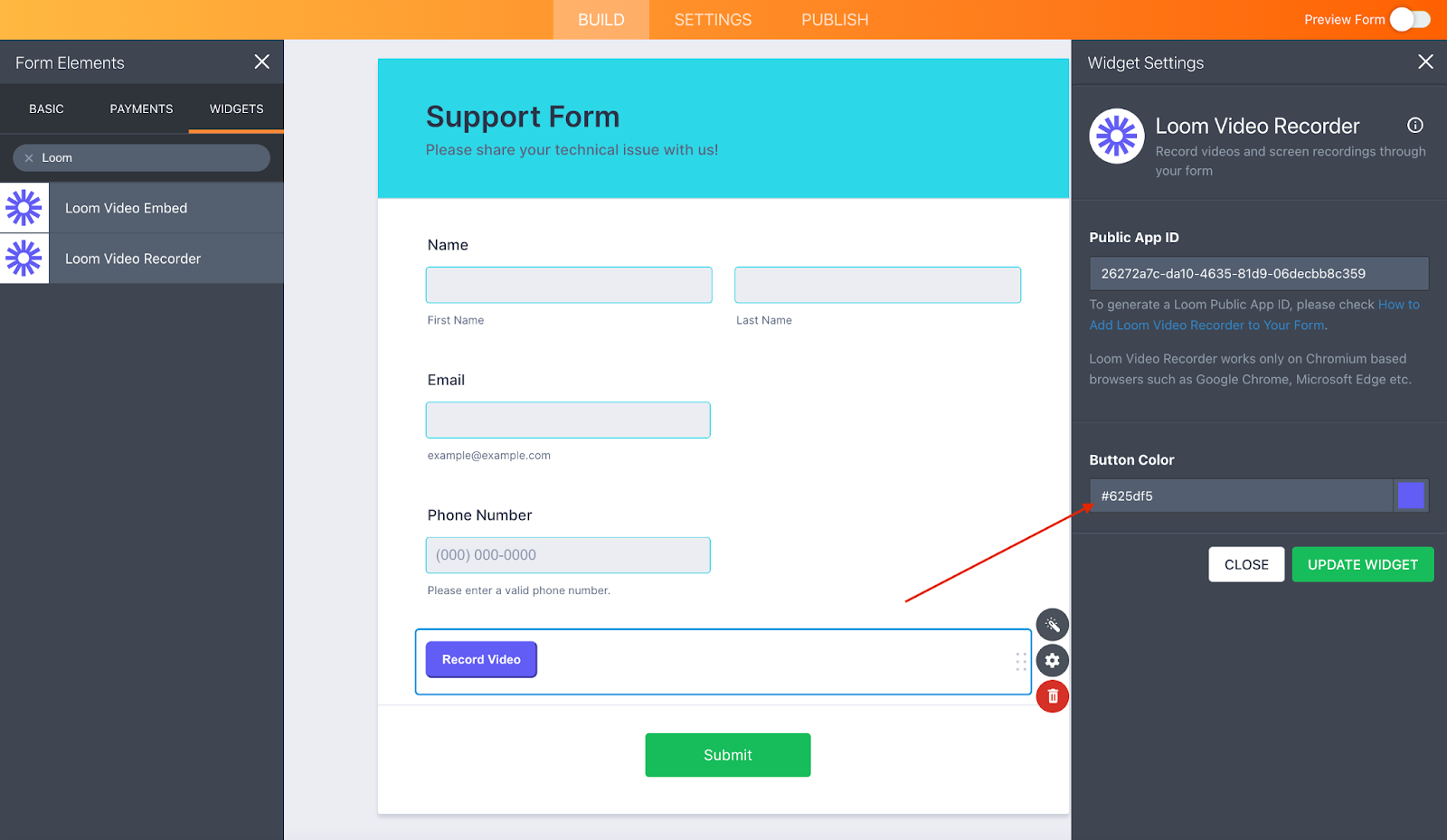 Add Loom videos to your forms with two new widgets Image-11
