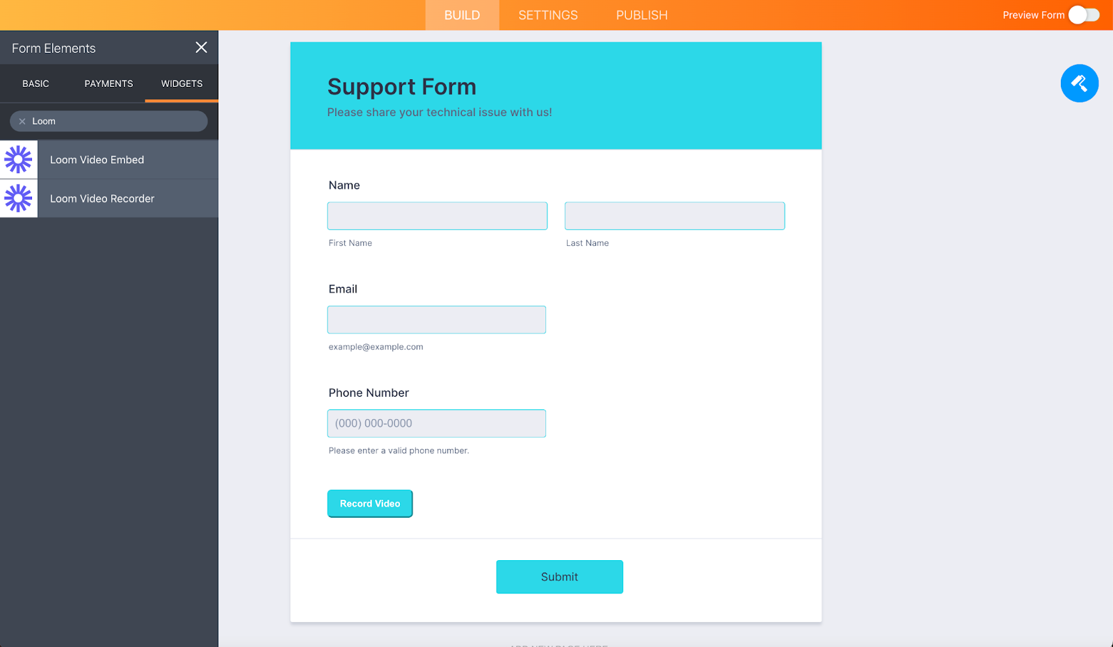 Add Loom videos to your forms with two new widgets Image-12