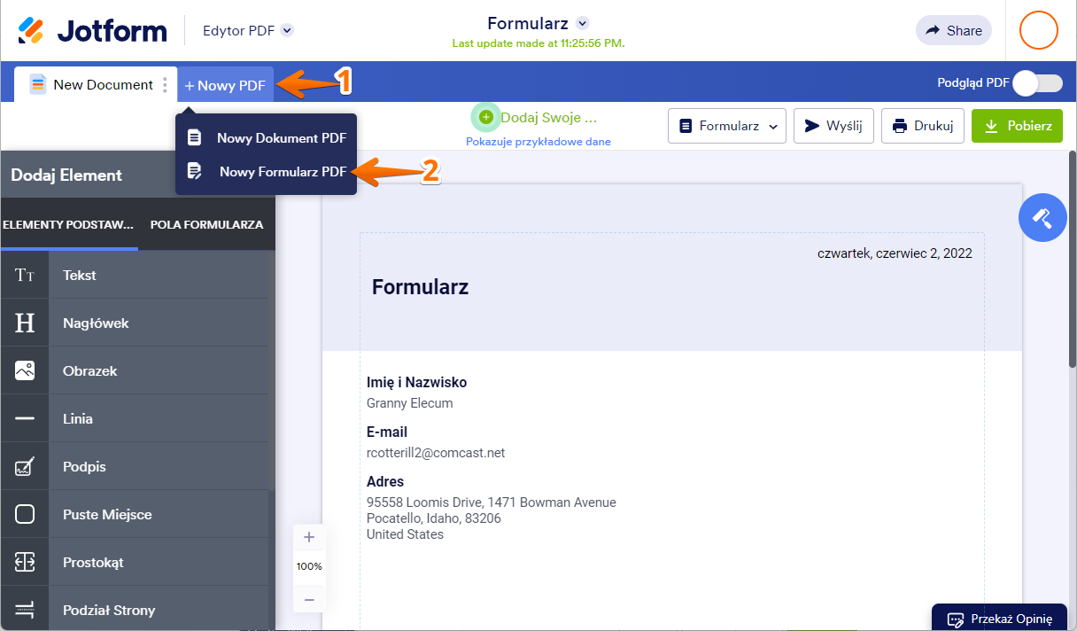 Jak Tworzyć Formularze PDF w Edytorze PDF Image-1