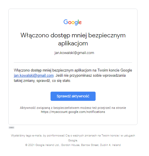 Jak Wykorzystać Konto G-mail jako E-mail Nadawczy SMTP Image-2