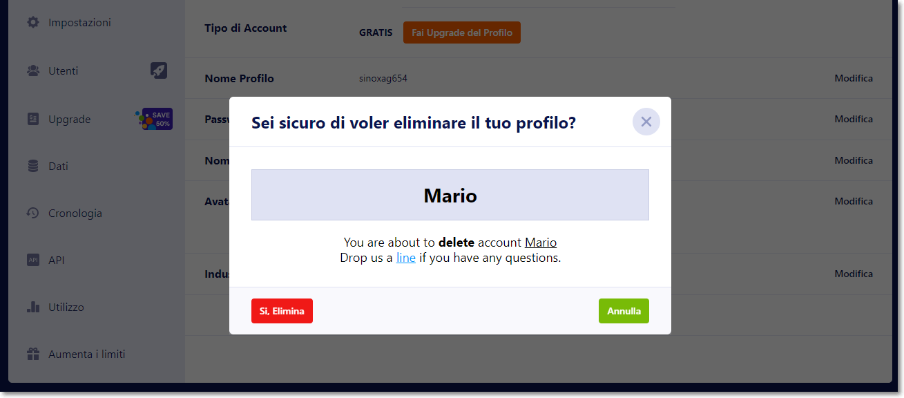 Come Eliminare il mio Account Jotform? Image-2