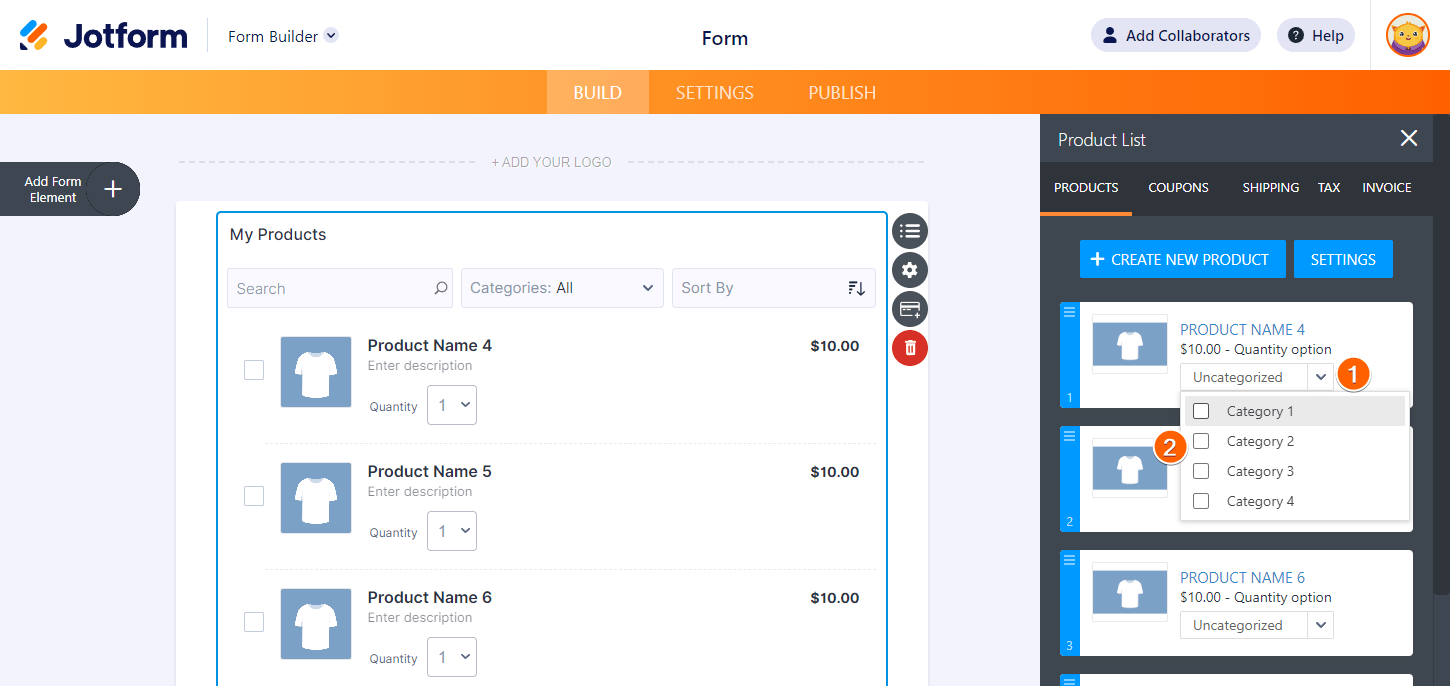 jotform-payment-category-add-to-category