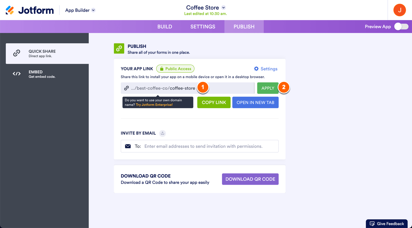 set-custom-url-and-apply