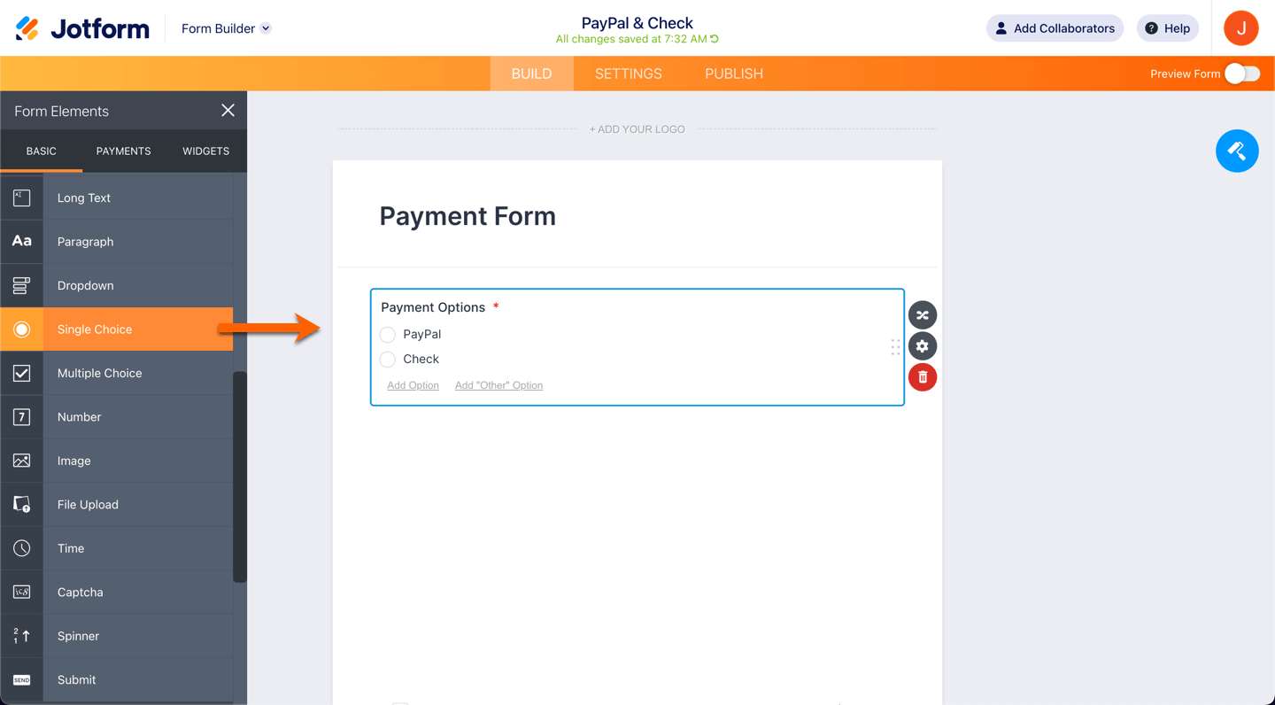 paypal-check-single-choice