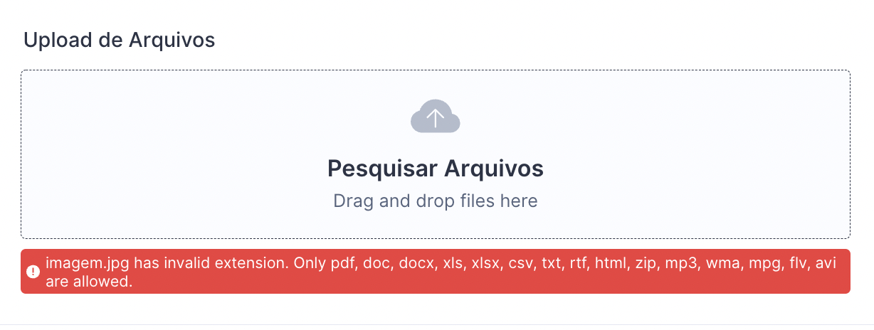Como Alterar os Tipos de Arquivos Permitidos no Campo de Upload de Arquivos Image-1