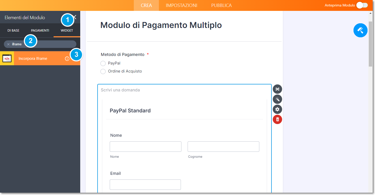 Come Creare un Modulo che Accetti più Metodi di Pagamento Image-2