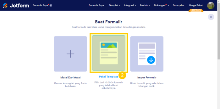 Cara Menggunakan Templat Formulir Image-2