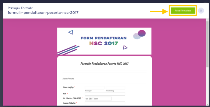Cara Menggunakan Templat Formulir Image-5