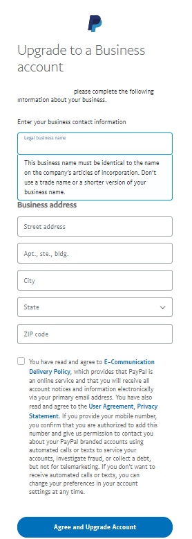 Comment mettre à niveau ou rétrograder un compte PayPal professionnel Image-2
