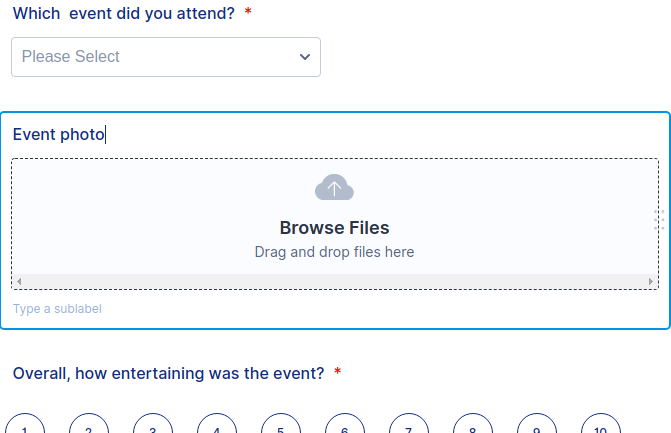 Adding a File Upload Element to the Form