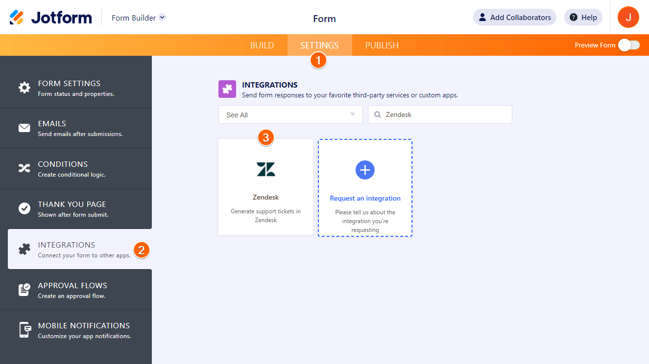 Cómo integrar Jotform con Zendesk Imagen-1