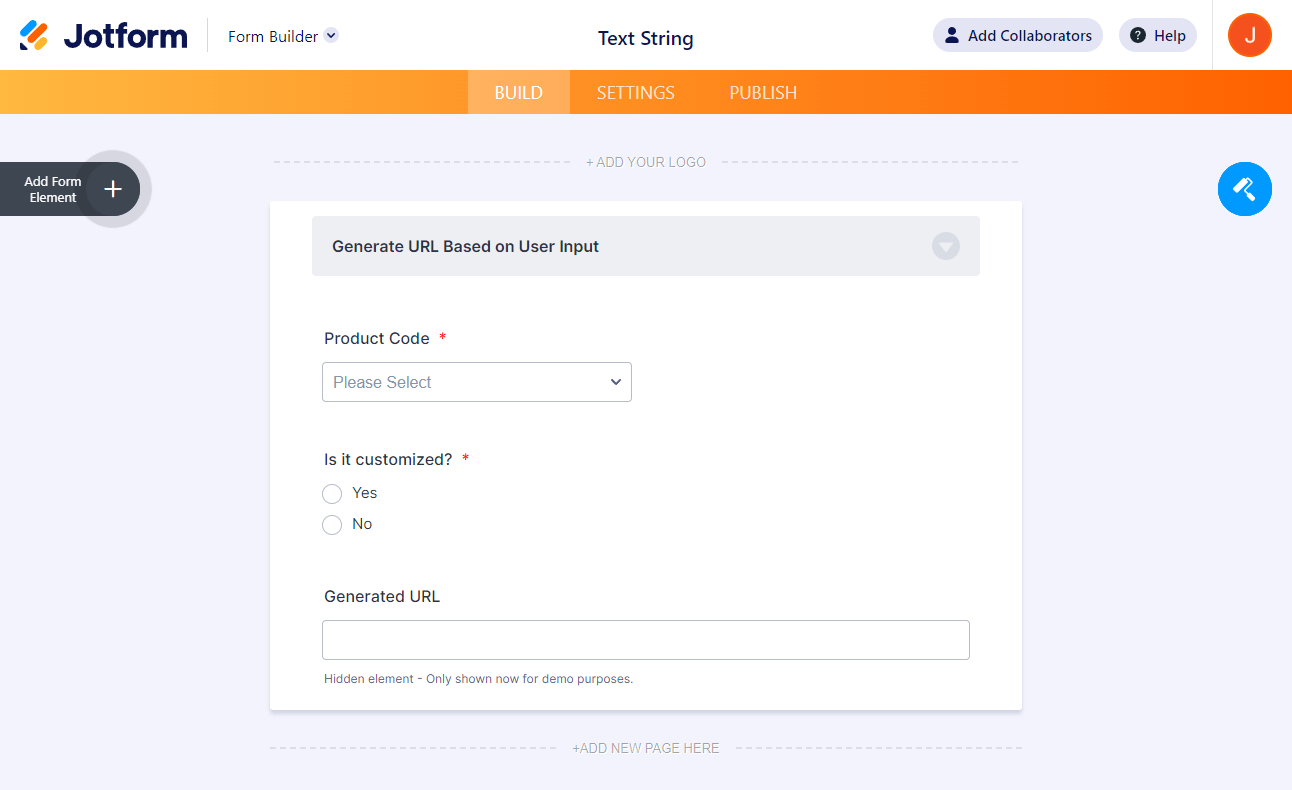 text-strings-generate-url