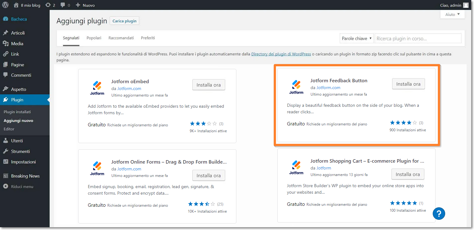 Come Incorporare i Tuoi Moduli in WordPress Image-6