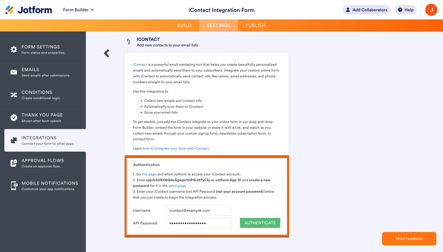 icontact-jotform-integration-steps