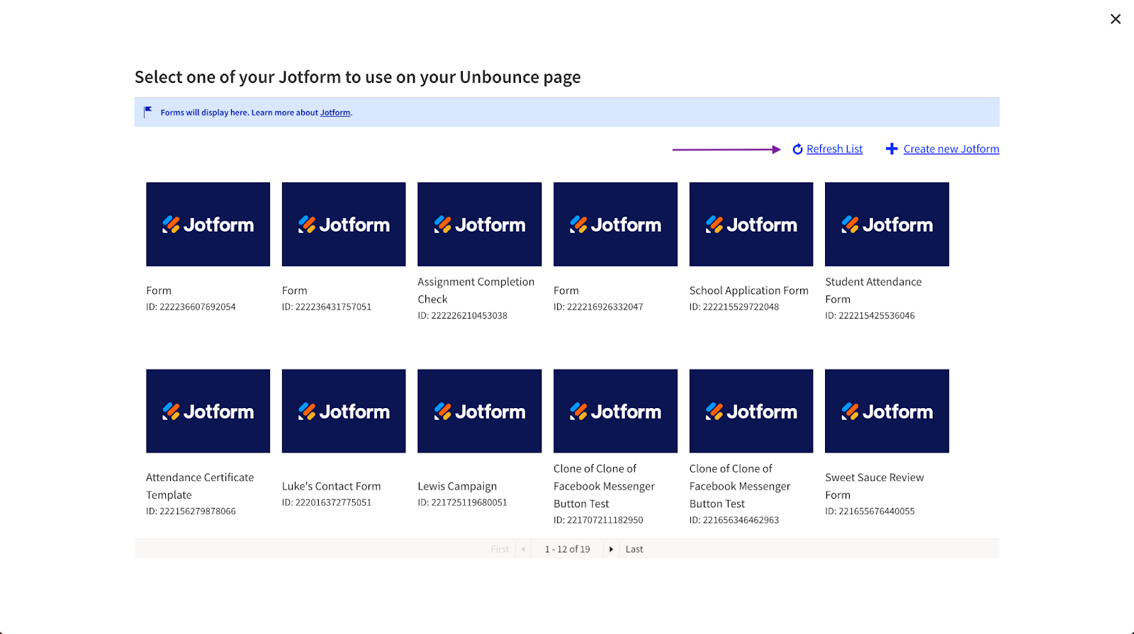 Embed Jotform into the new Unbounce Smart Builder Image-4
