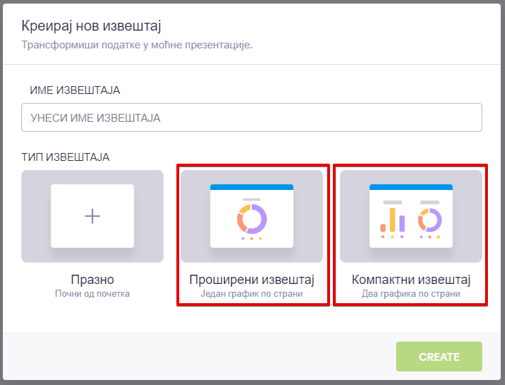 Направи атрактивне извештаје без муке Image-1