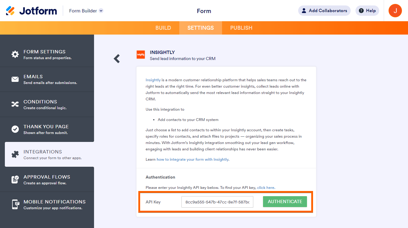 jotform-insightly-authenticate
