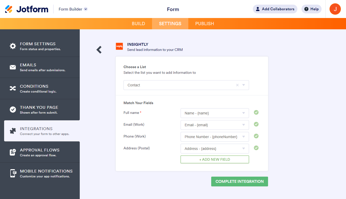 jotform-insightly-map-fields