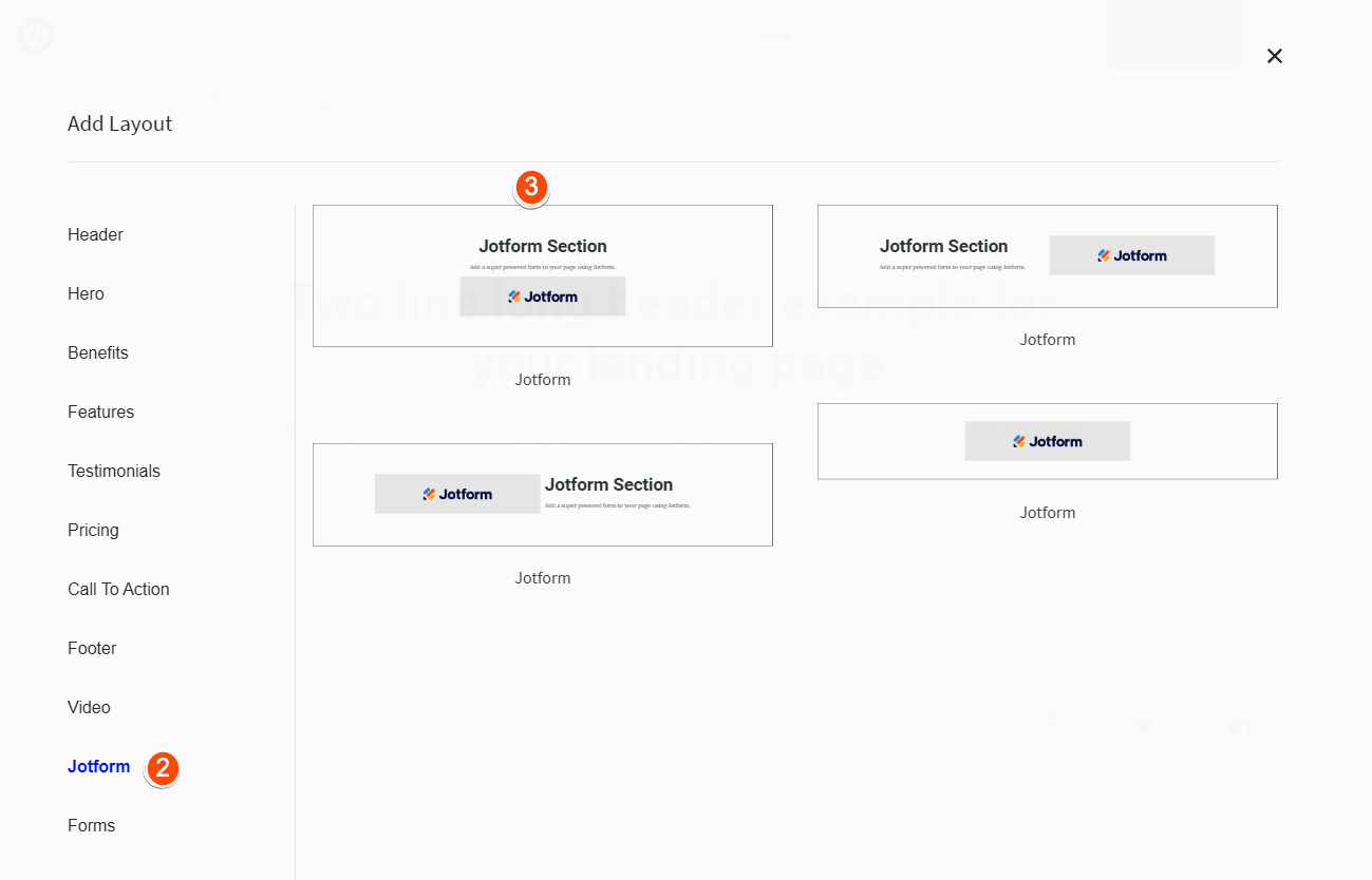 How to Embed a Form to the Unbounce Smart Builder Image-1