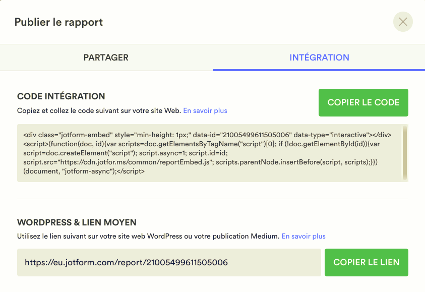 Partagez facilement vos rapports dans différents formats Image-3