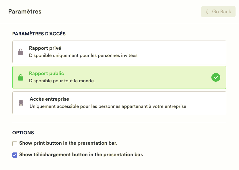 Restreignez l'accès aux rapports et ce qui peut être fait avec eux Image-2