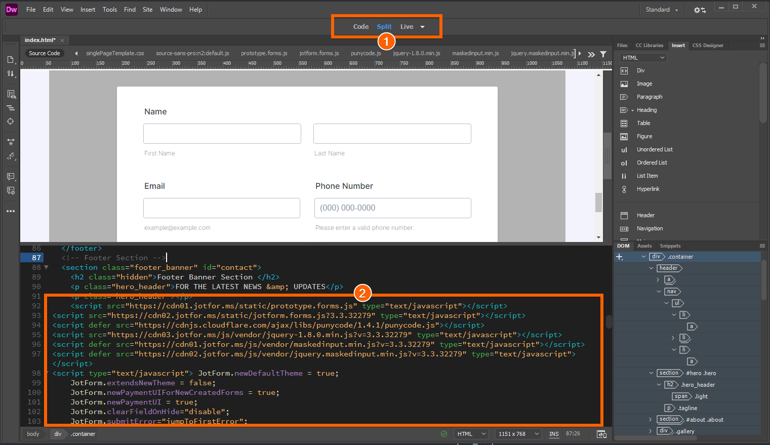 Menambahkan Formulir Ke Adobe Dreamweaver Image-3