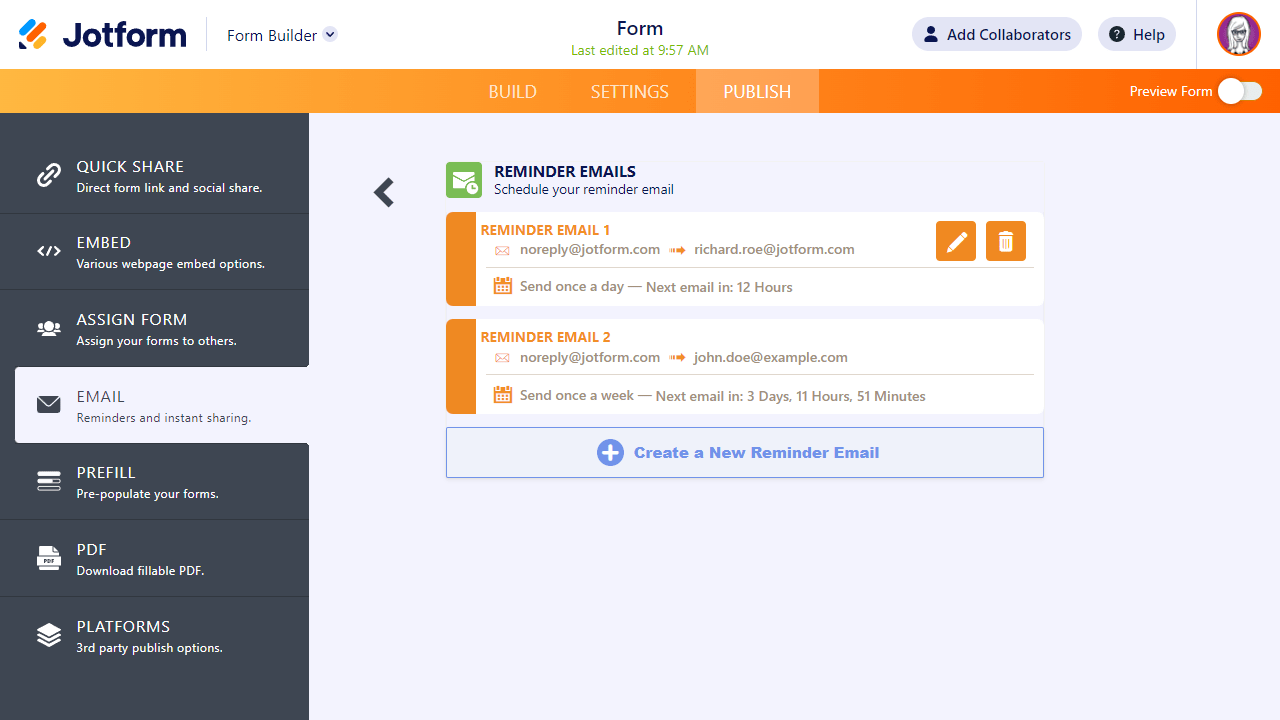 Cara Mengatur Email Pengingat untuk Formulir Anda Image-5