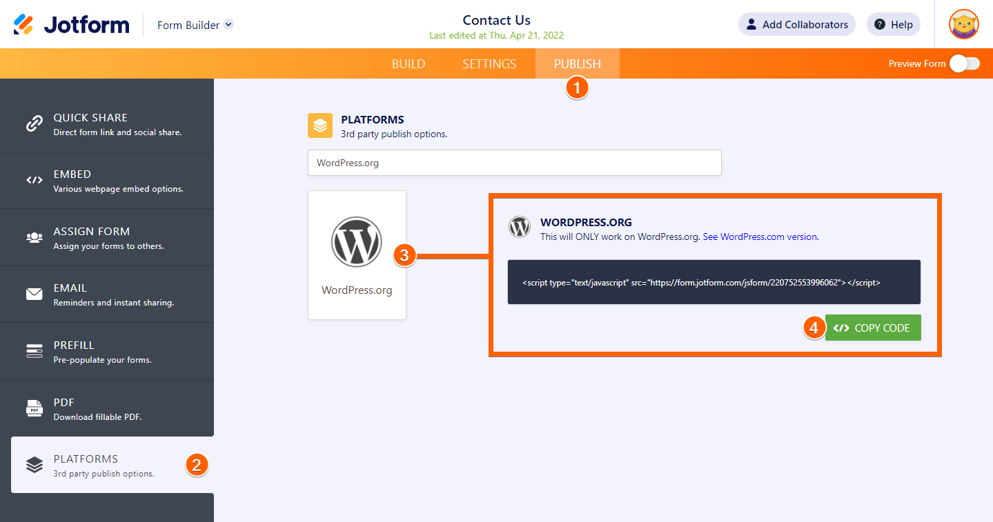 Panduan untuk Menyematkan Formulir bagi Pengguna WordPress Image-10