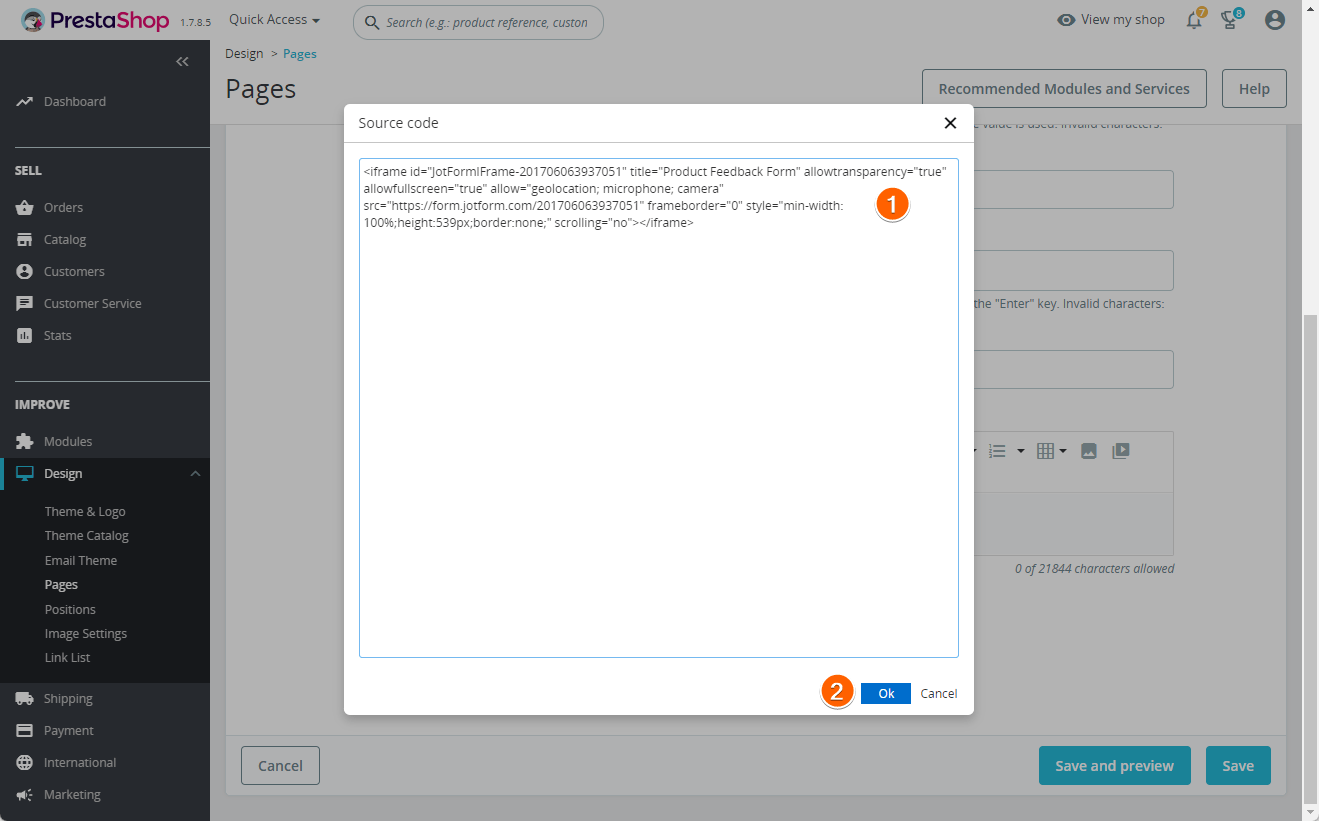 Cara Menambahkan Formulir ke Situs Web PrestaShop Anda Image-5