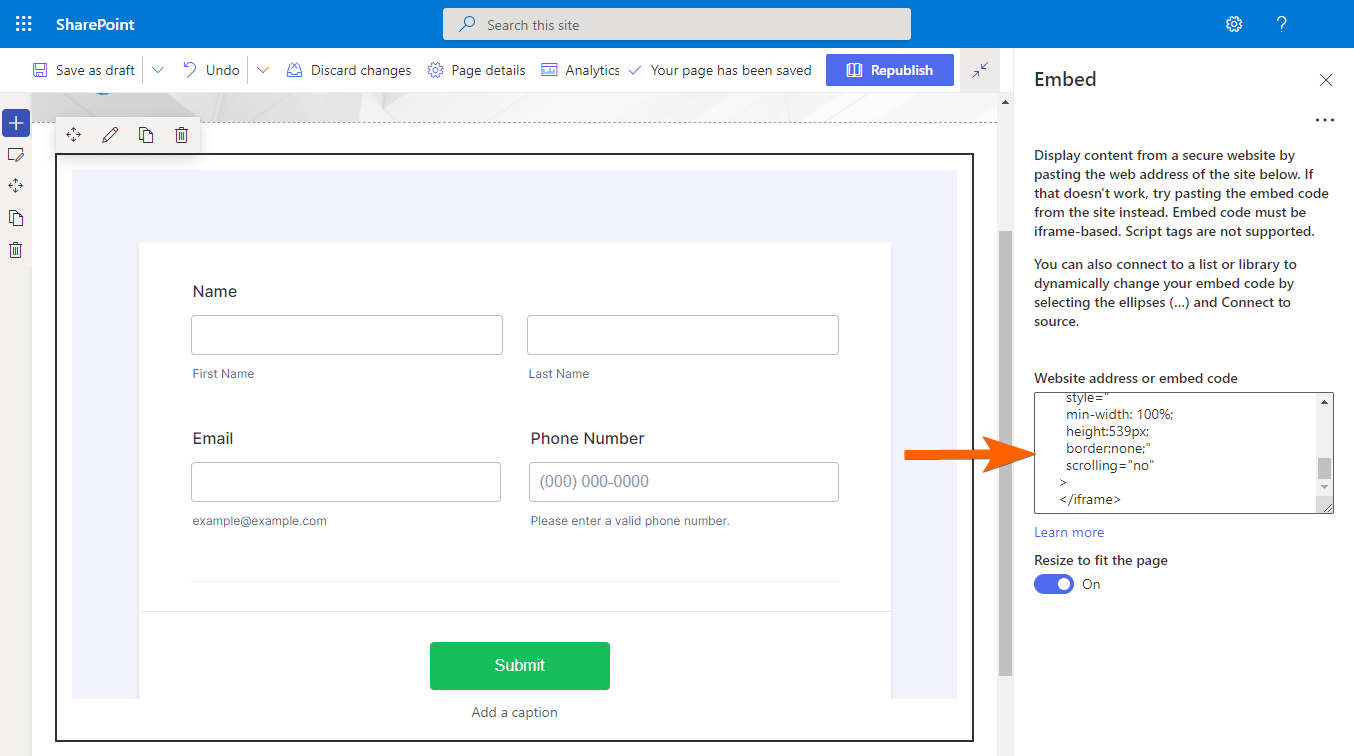 Menambahkan Formulir ke SharePoint Image-4