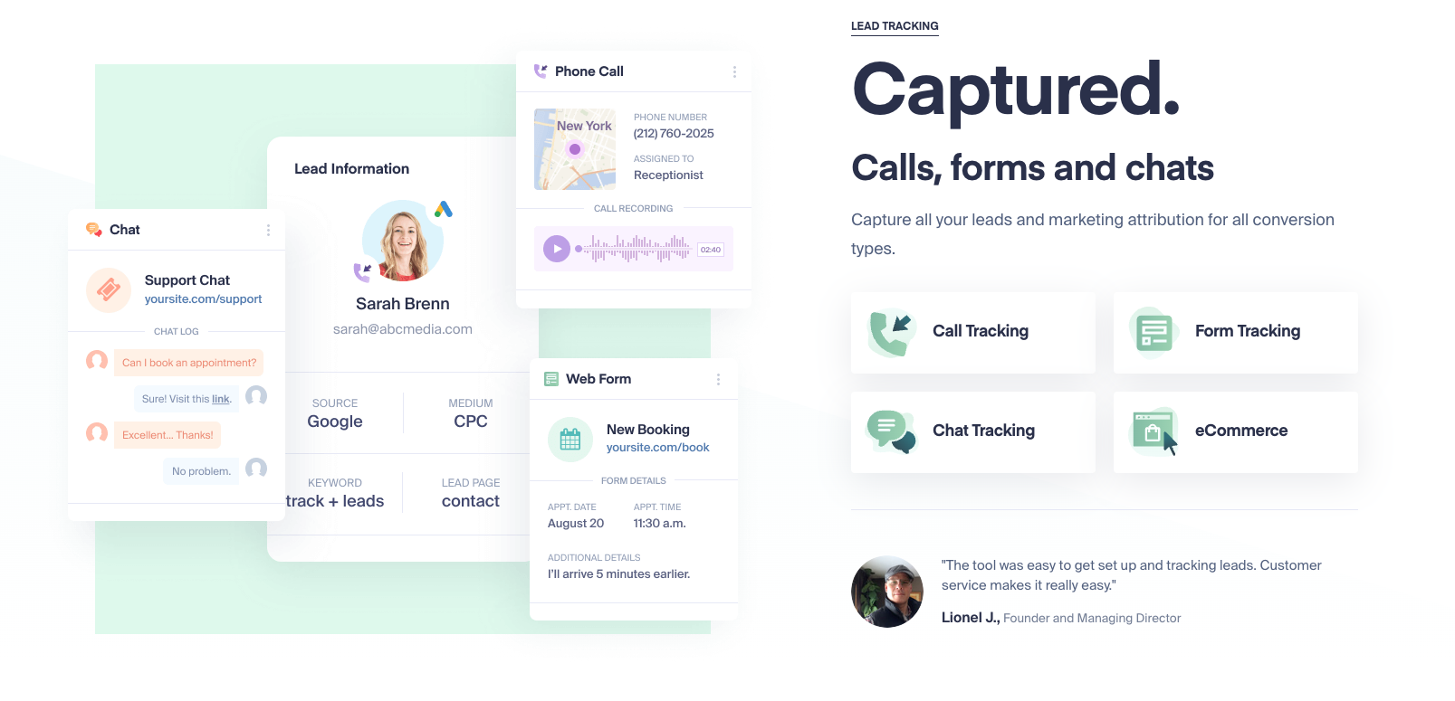 screenshot of whatconverts